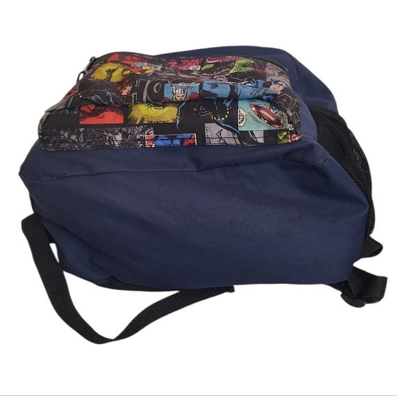 Marvel Navy Comic Print Backpack - Picture 8 of 8
